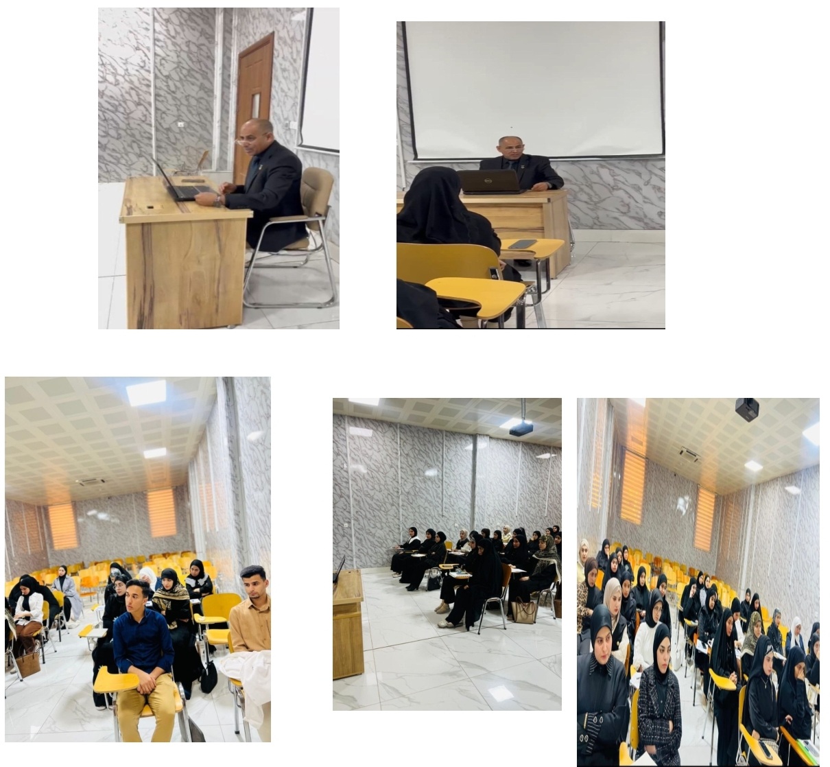 كلية العلوم جامعة العين العراقية تقوم بتنظيم اجتماع مع طلبة قسم الاحياء المجهرية من قبل لجنة الارشاد النفسي.