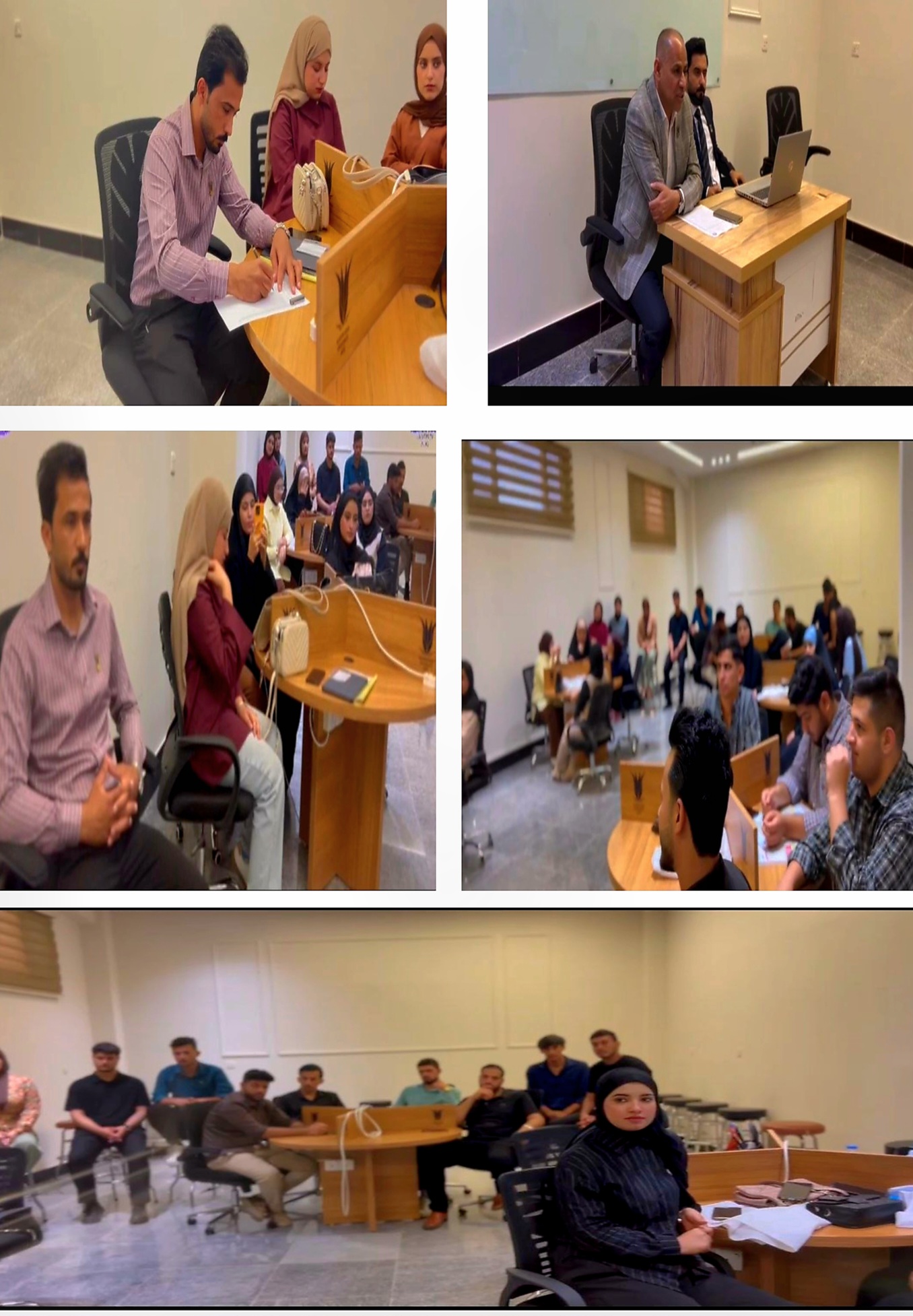 كلية العلوم جامعة العين العراقية تقوم بتنظيم محضر لجنة الأرشاد النفسي مع طلبة قسم الأحياء المجهرية.