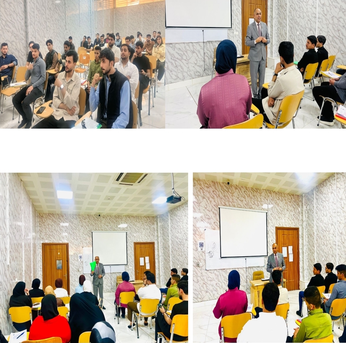 كلية العلوم جامعة العين العراقية تقوم بتنظيم اجتماع مع طلبة قسم الأدلة الجنائية من قبل لجنة الأرشاد النفسي.